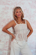 Load image into Gallery viewer, Antique Lace Peplum Top
