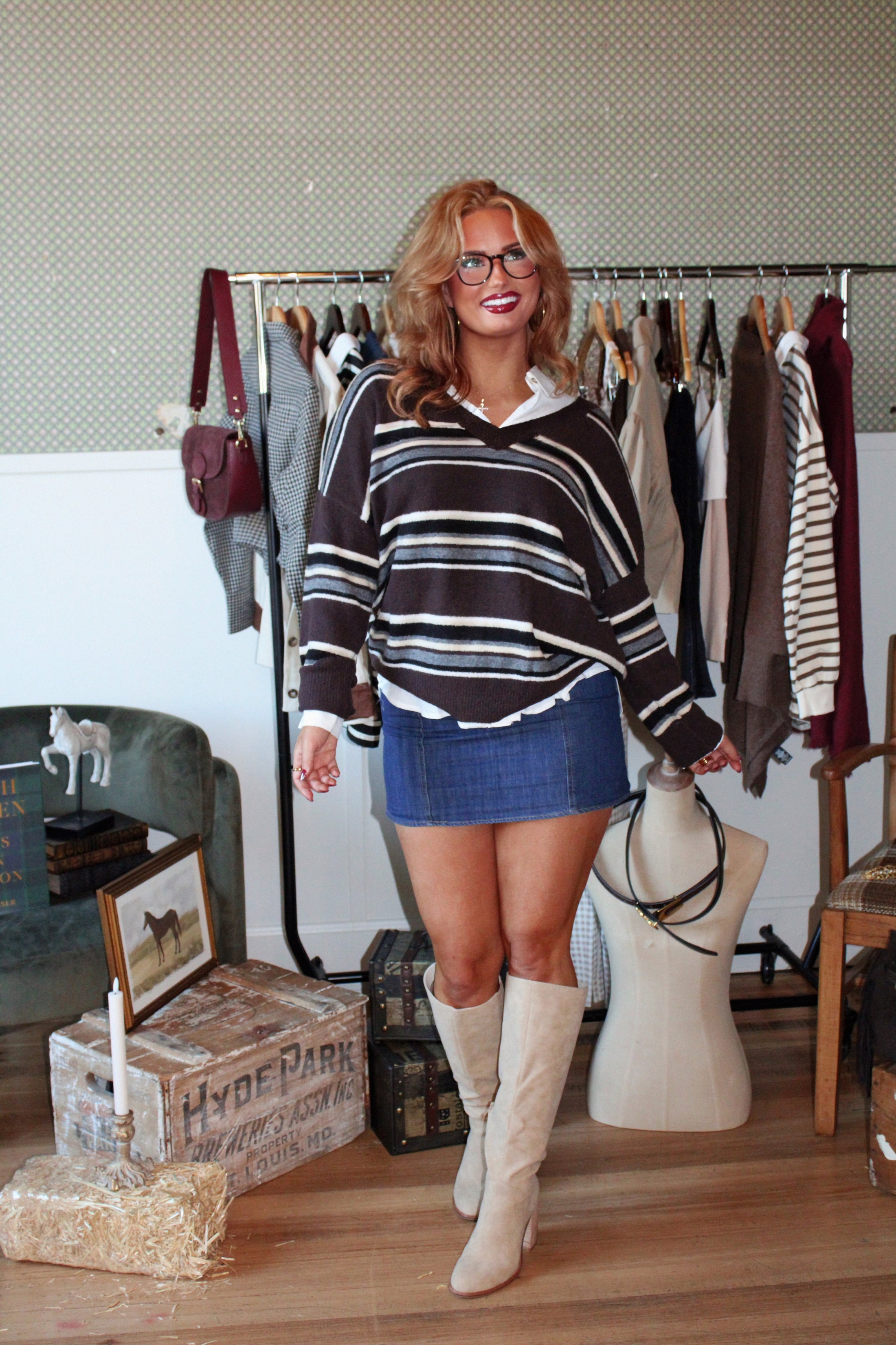 The Barrington Stripe Sweater