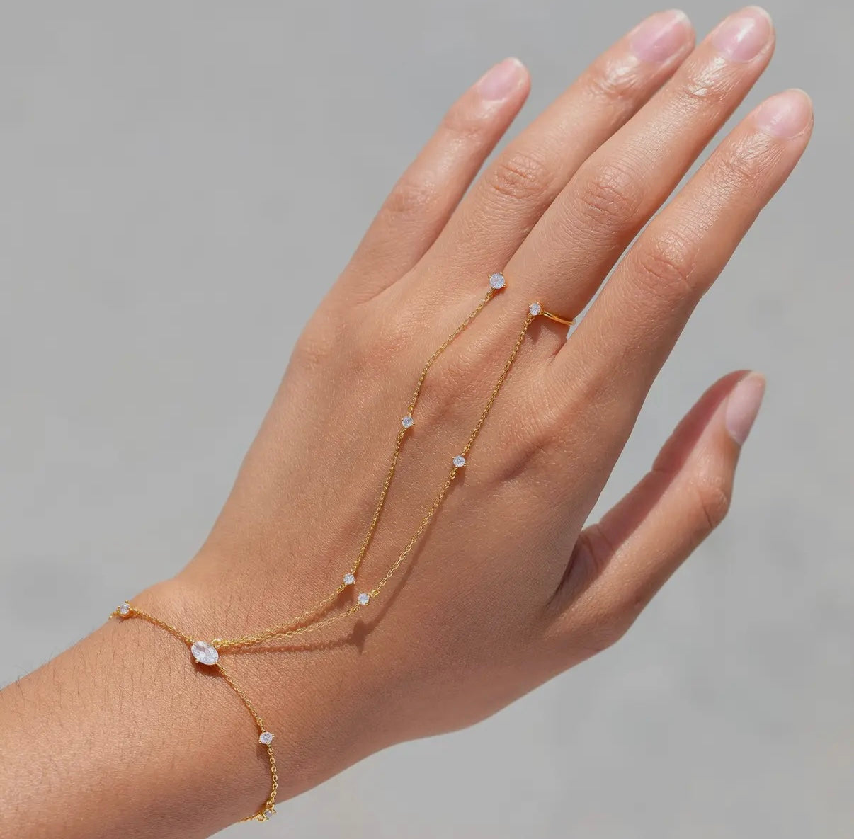 Cupid’s Keepsake Hand Chain