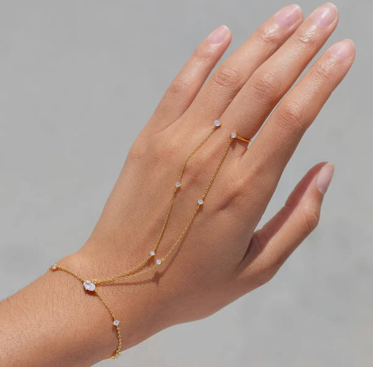 Cupid’s Keepsake Hand Chain