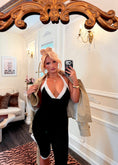 Load image into Gallery viewer, The Montmartre Minuit Capri Jumpsuit

