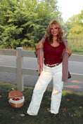 Load image into Gallery viewer, The Manor Trouser – Ivory Twill
