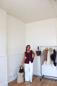 Load image into Gallery viewer, Bordeaux Button Front Vest
