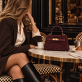 Load image into Gallery viewer, Janáe Mini Handbag — Bordeaux Suede
