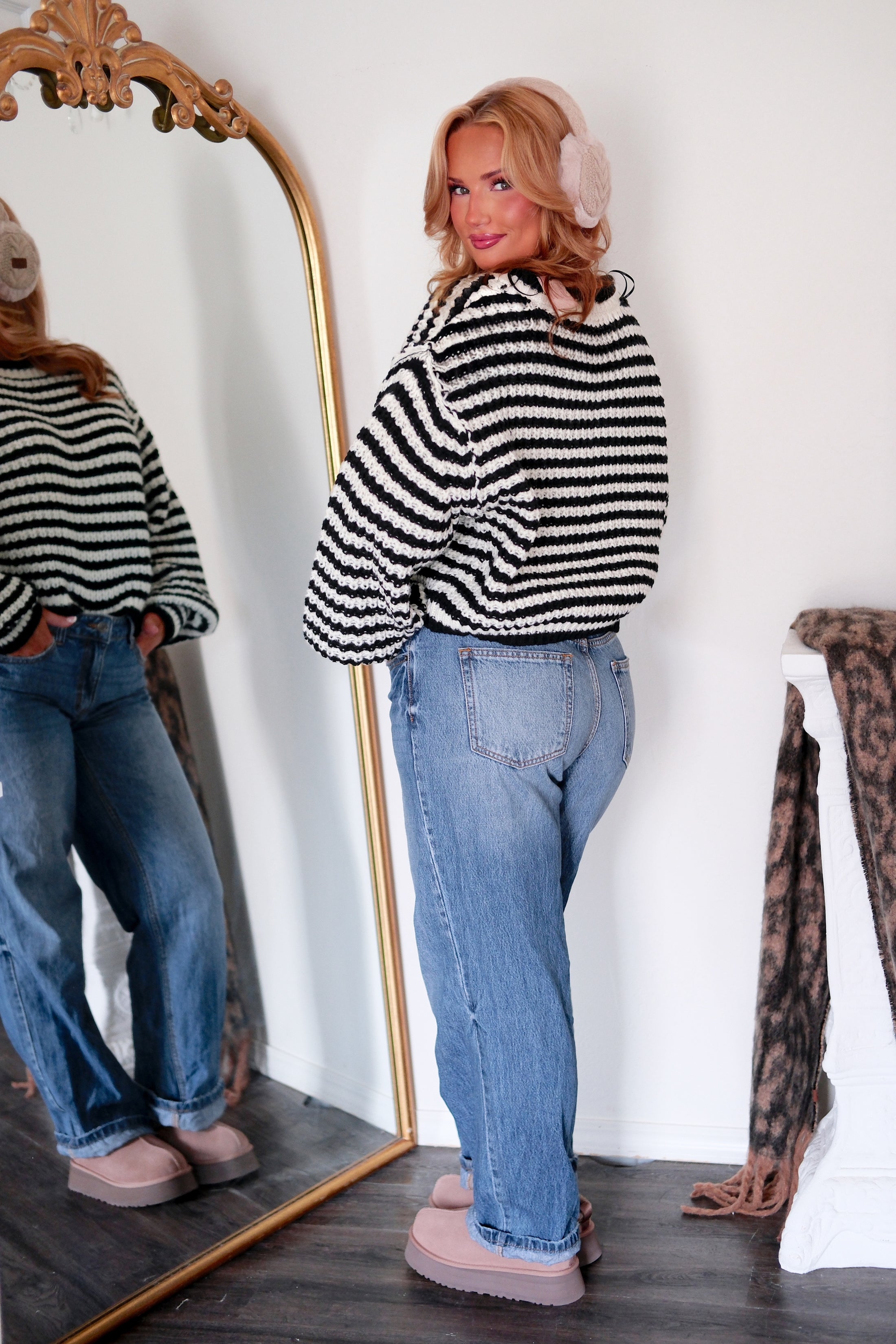 The Parisian Stripe Chalet Knit