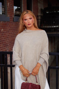 Load image into Gallery viewer, The Madeleine Poncho - Champagne Mist ✨
