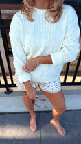 Load image into Gallery viewer, The Margaux Cable Knit Sweater
