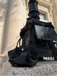 Load image into Gallery viewer, The Tribeca Woven Handbag — Noir

