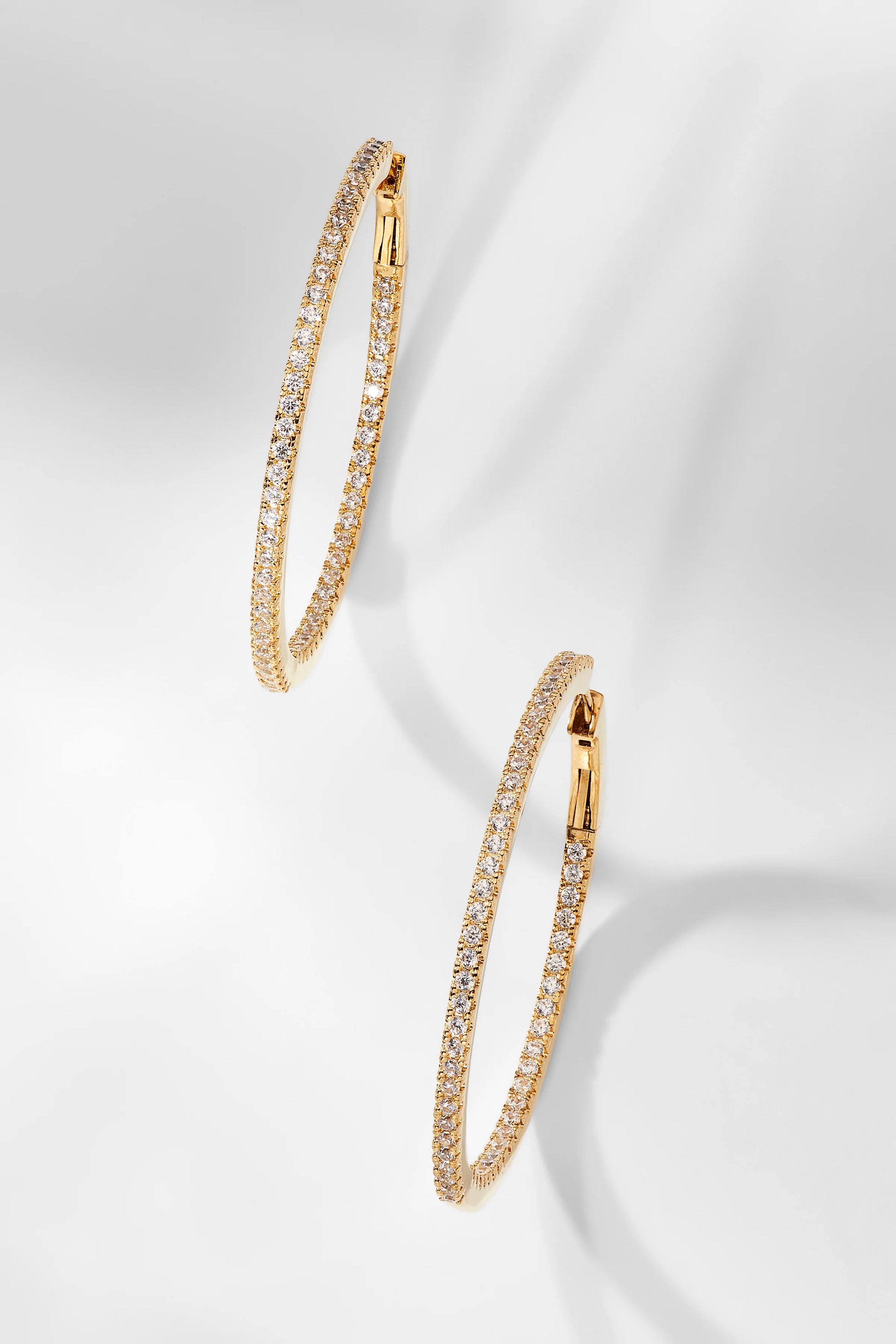 The Perfect Pave Hoops – 35MM
