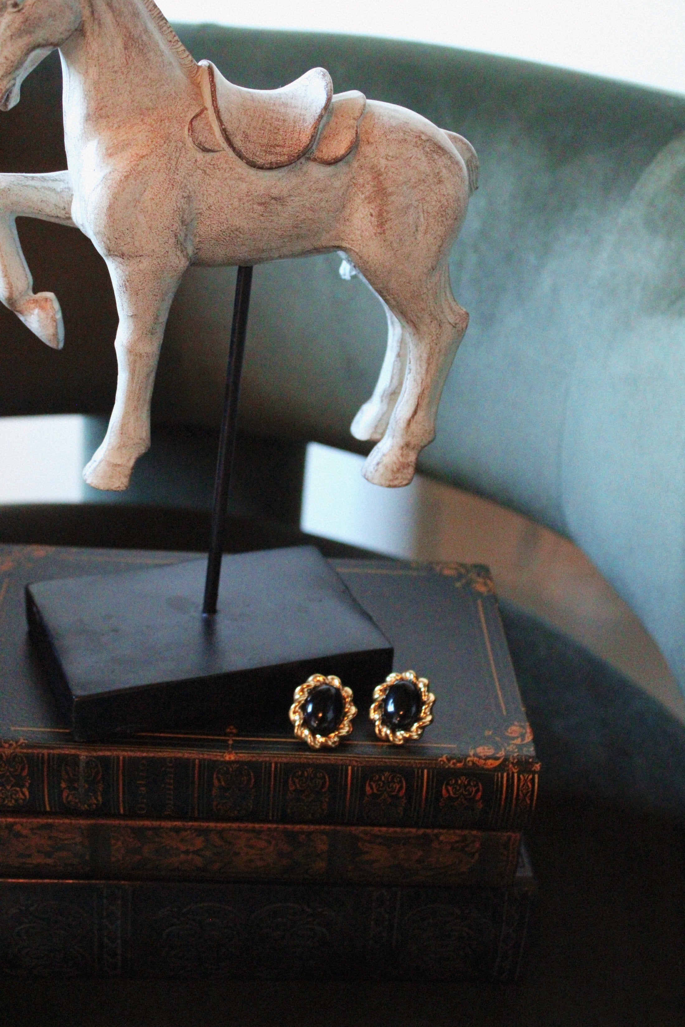 The Nocturne Vintage 18k Earrings RESTOCK