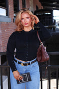 Load image into Gallery viewer, The Devonshire Cardigan - Noir
