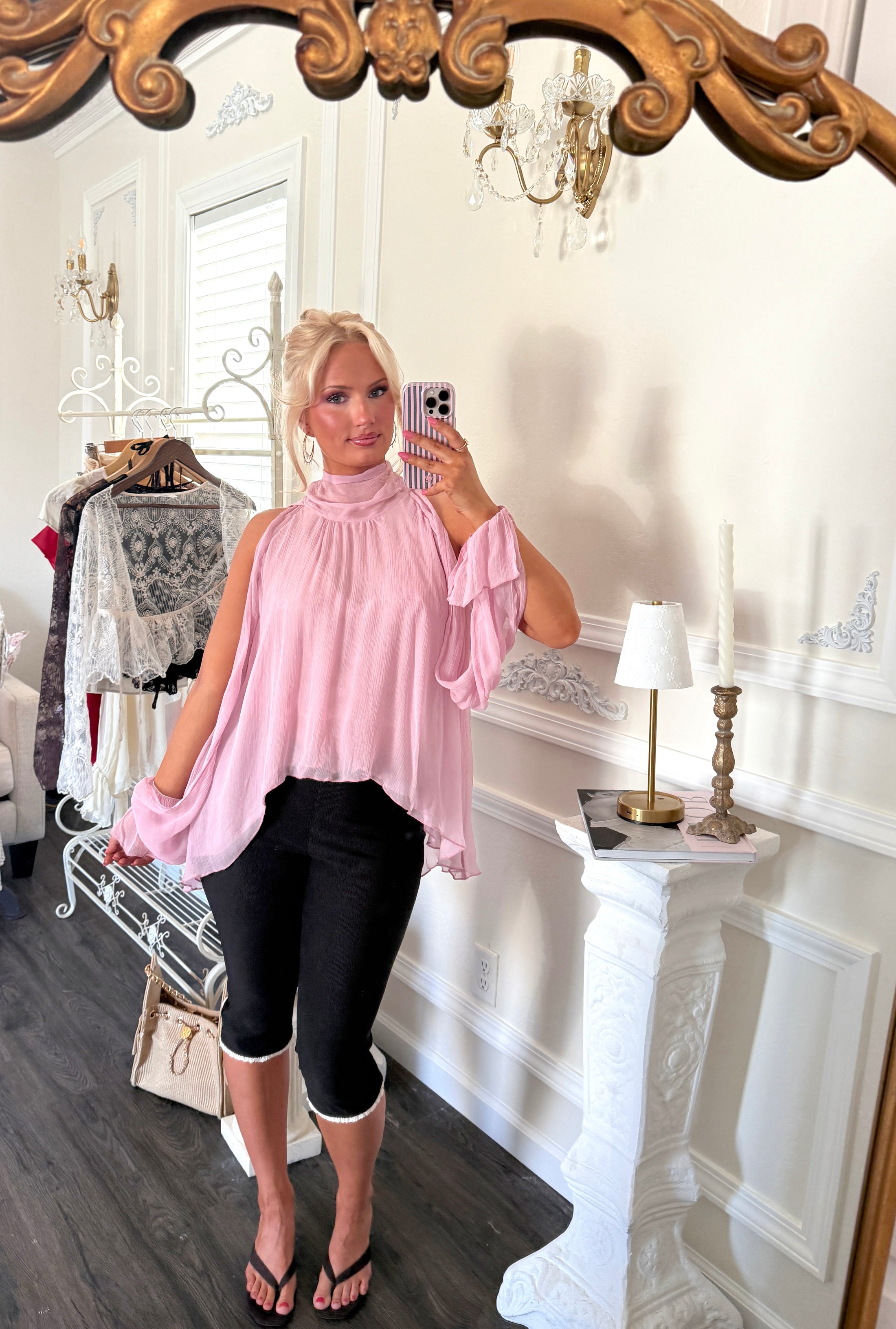 The Tuileries Chiffon Blouse – Swan Lake