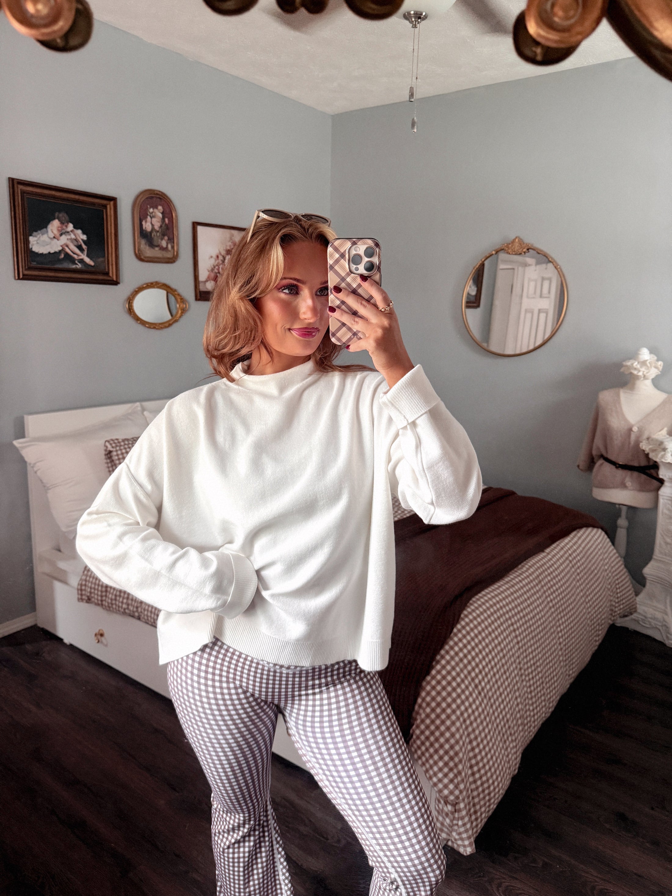 The Lustré Mockneck Sweater