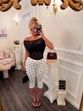 Load image into Gallery viewer, The Saint-Germain Lace Top - Noir
