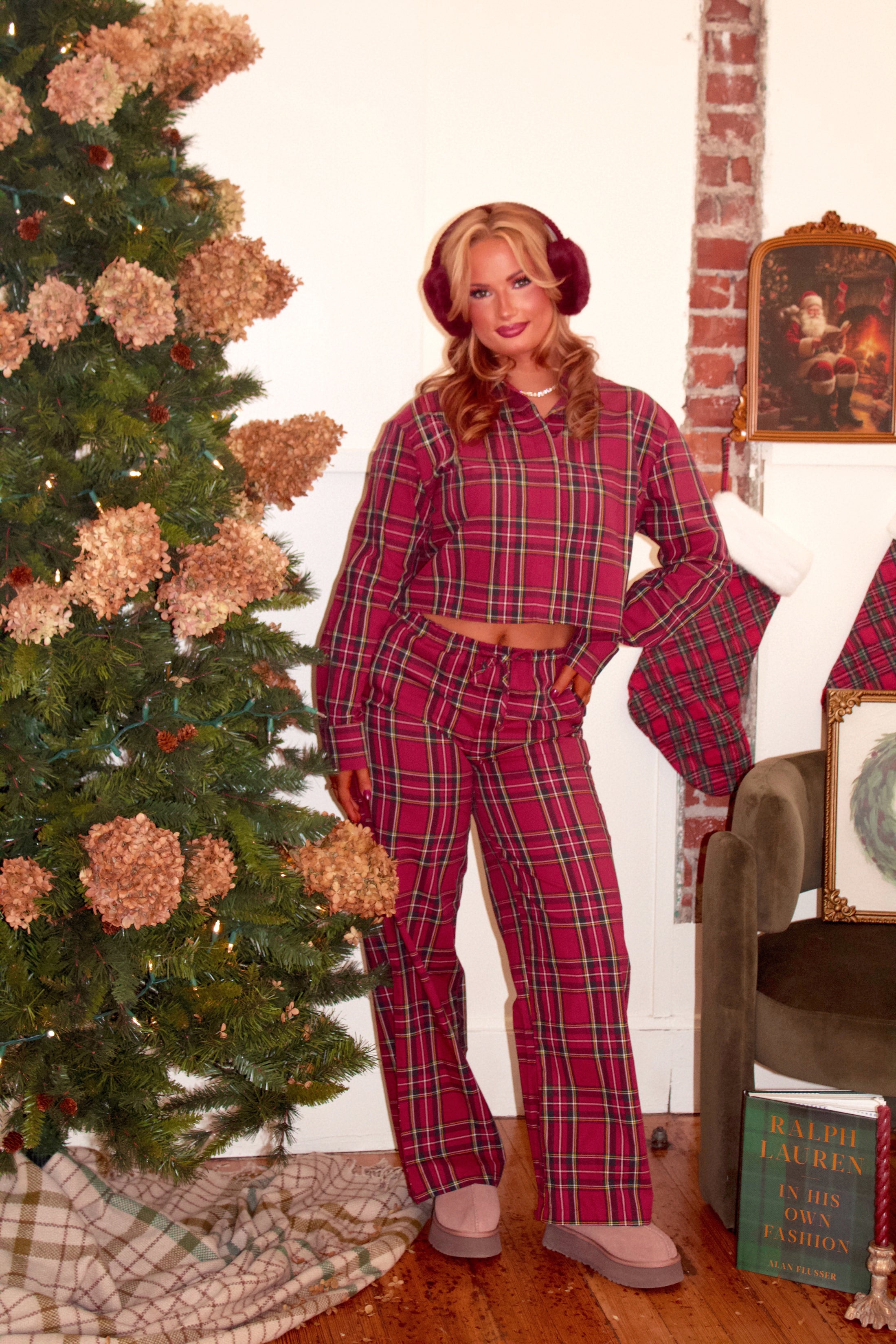The Heritage Holiday Plaid Pajama Set