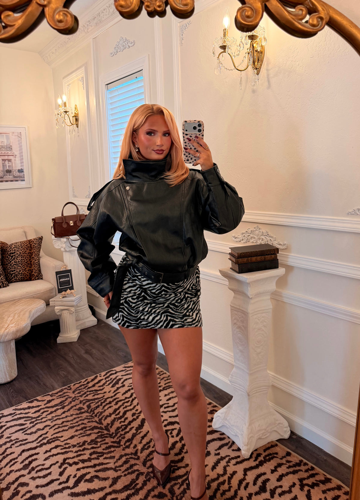 The Margaux Moto Jacket — Noir