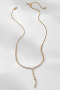 Load image into Gallery viewer, Colette Crystal Lariat Necklace
