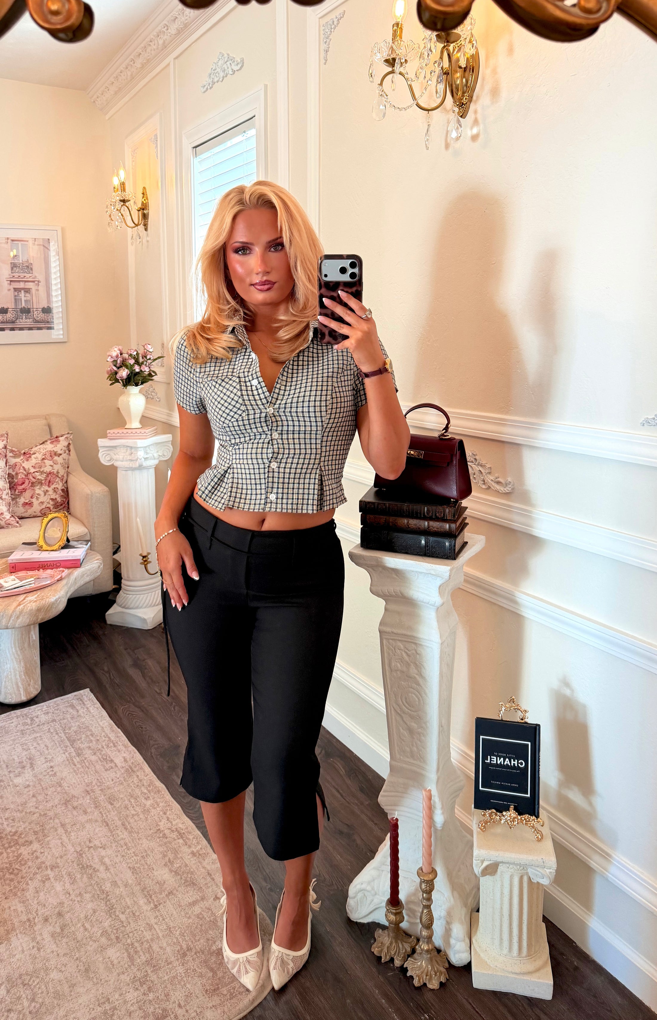 The Greenwich Gingham Top