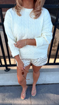 Load image into Gallery viewer, The Margaux Cable Knit Sweater

