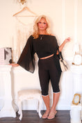 Load image into Gallery viewer, La Française Cape Top – Noir
