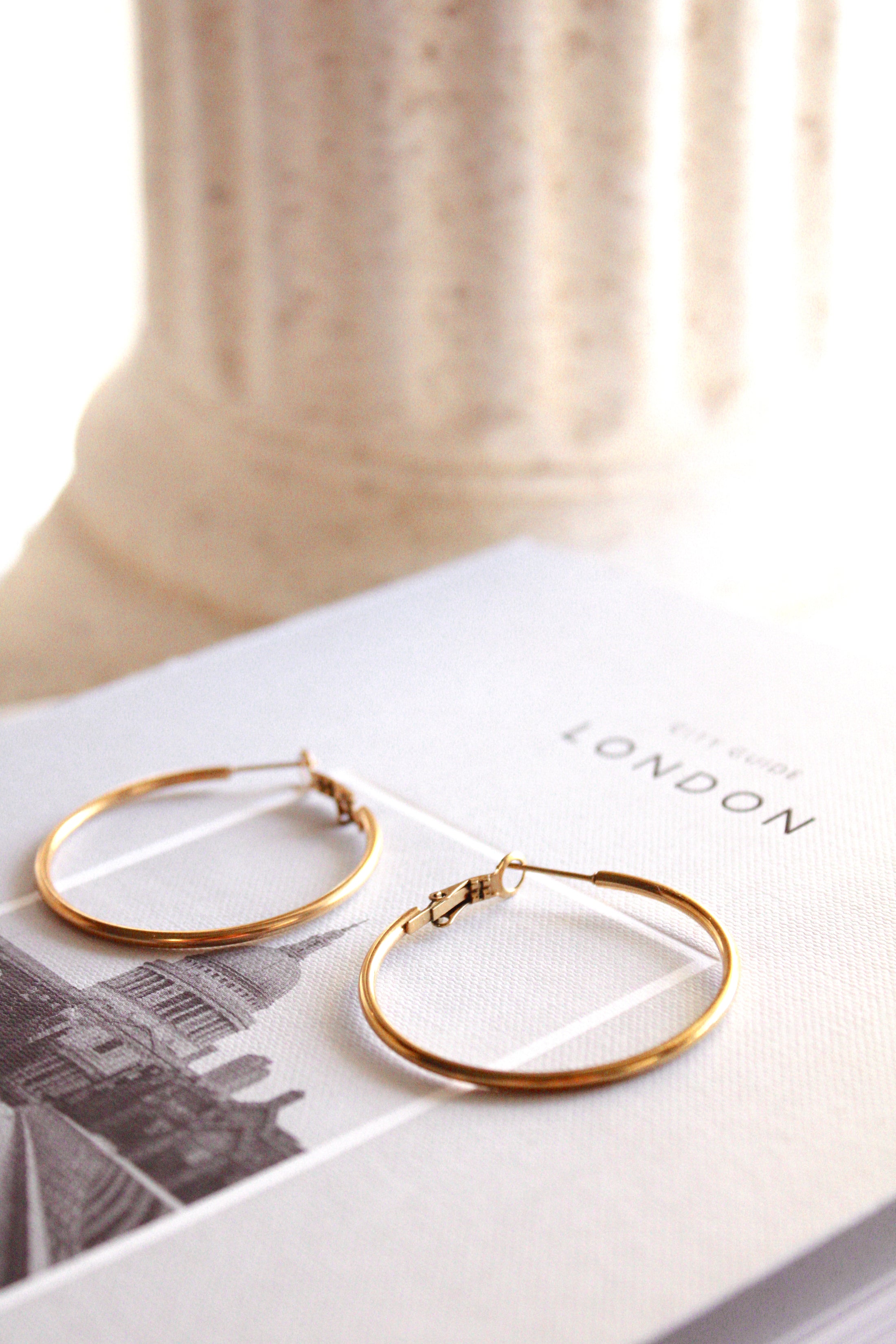 The English Elegance Gold Hoops