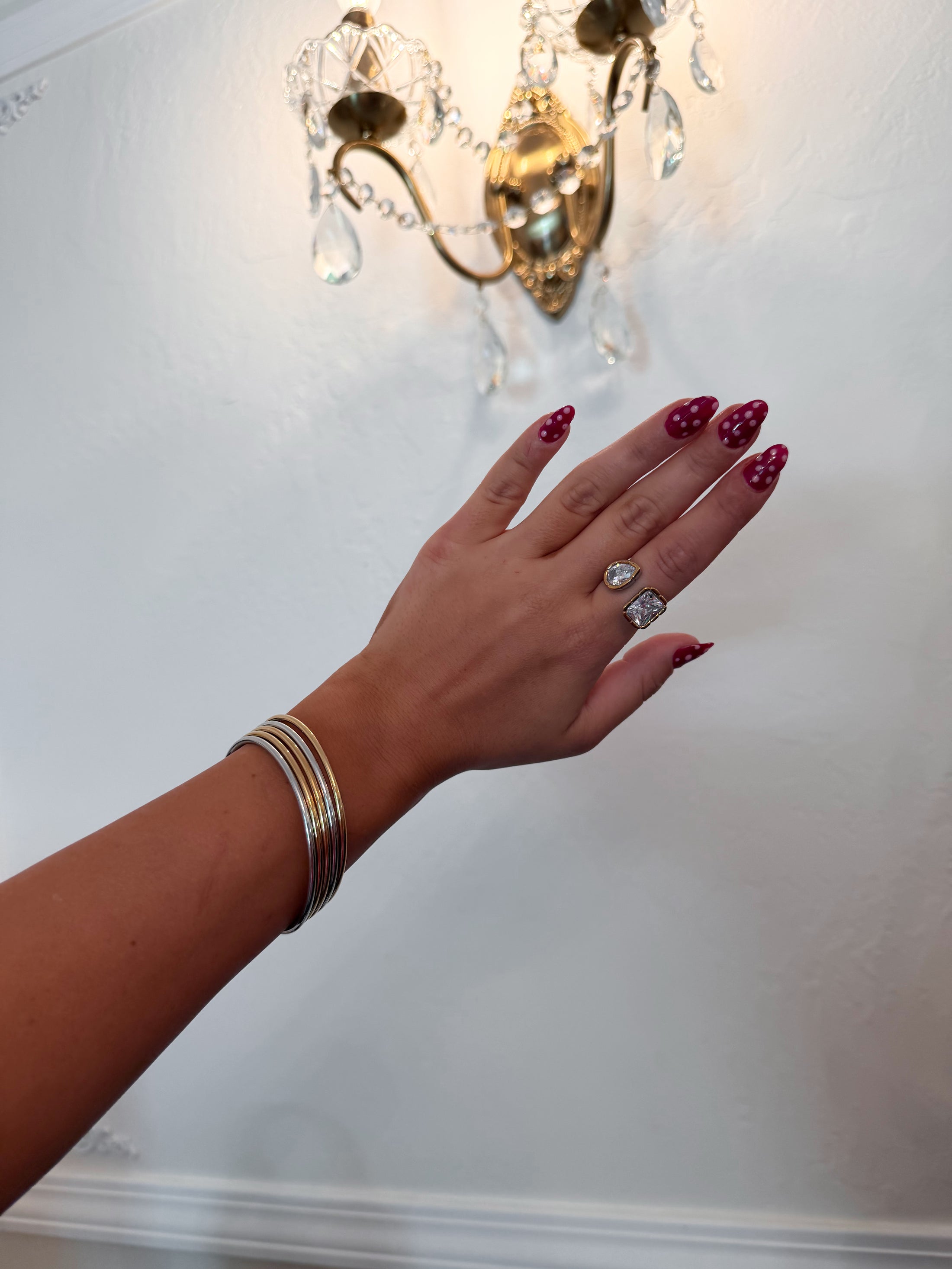The Madeleine Mixed Metal Bangle Set