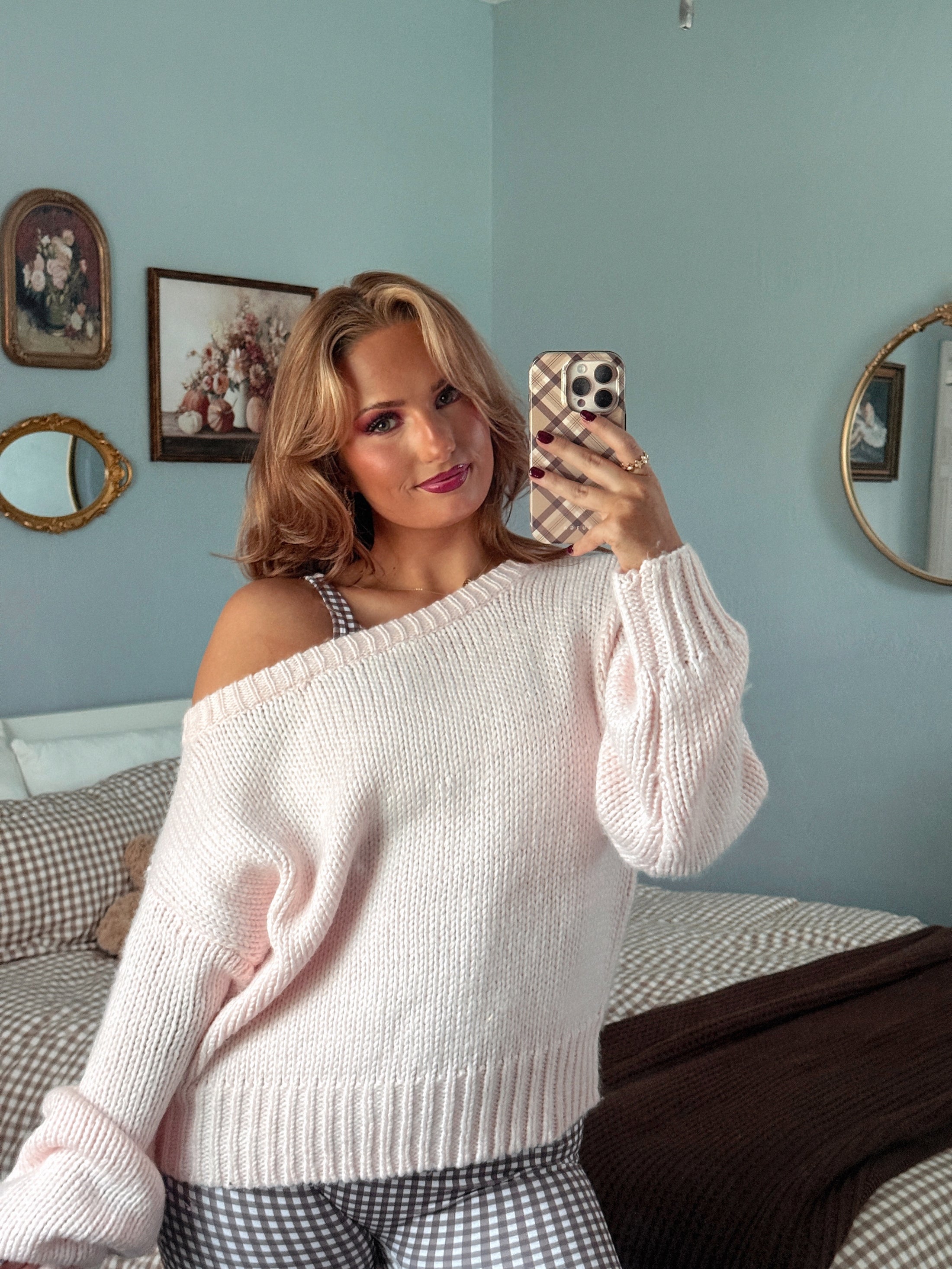 The Marlowe Sweater - Blush