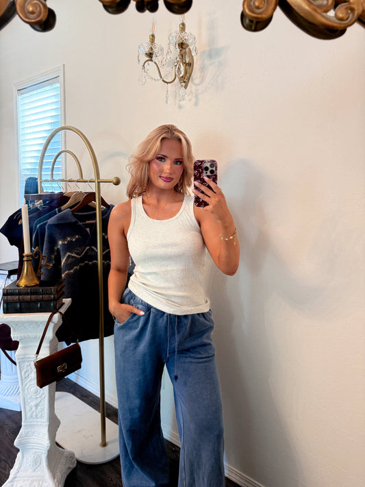 The Léo Tank – Grey Mélange