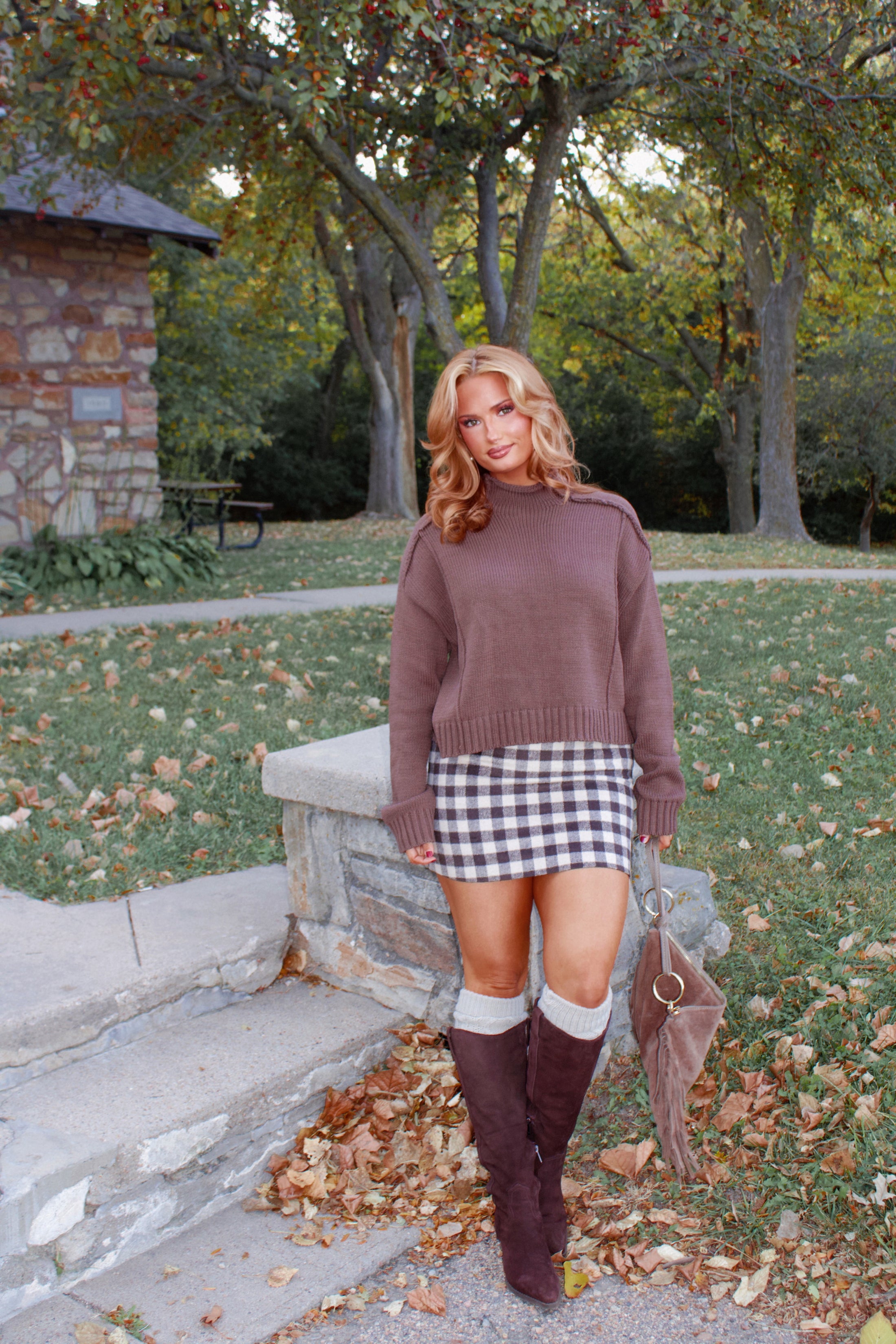 The Ashbury Roll Neck - Mocha Truffle