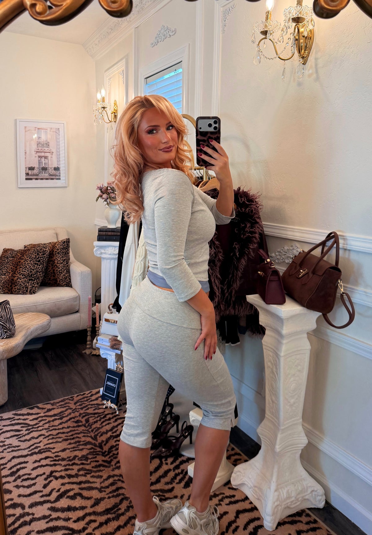 Gigi Capri Pants — Heather Grey