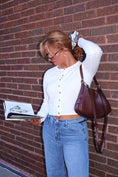 Load image into Gallery viewer, The Madeleine Cardigan - White
