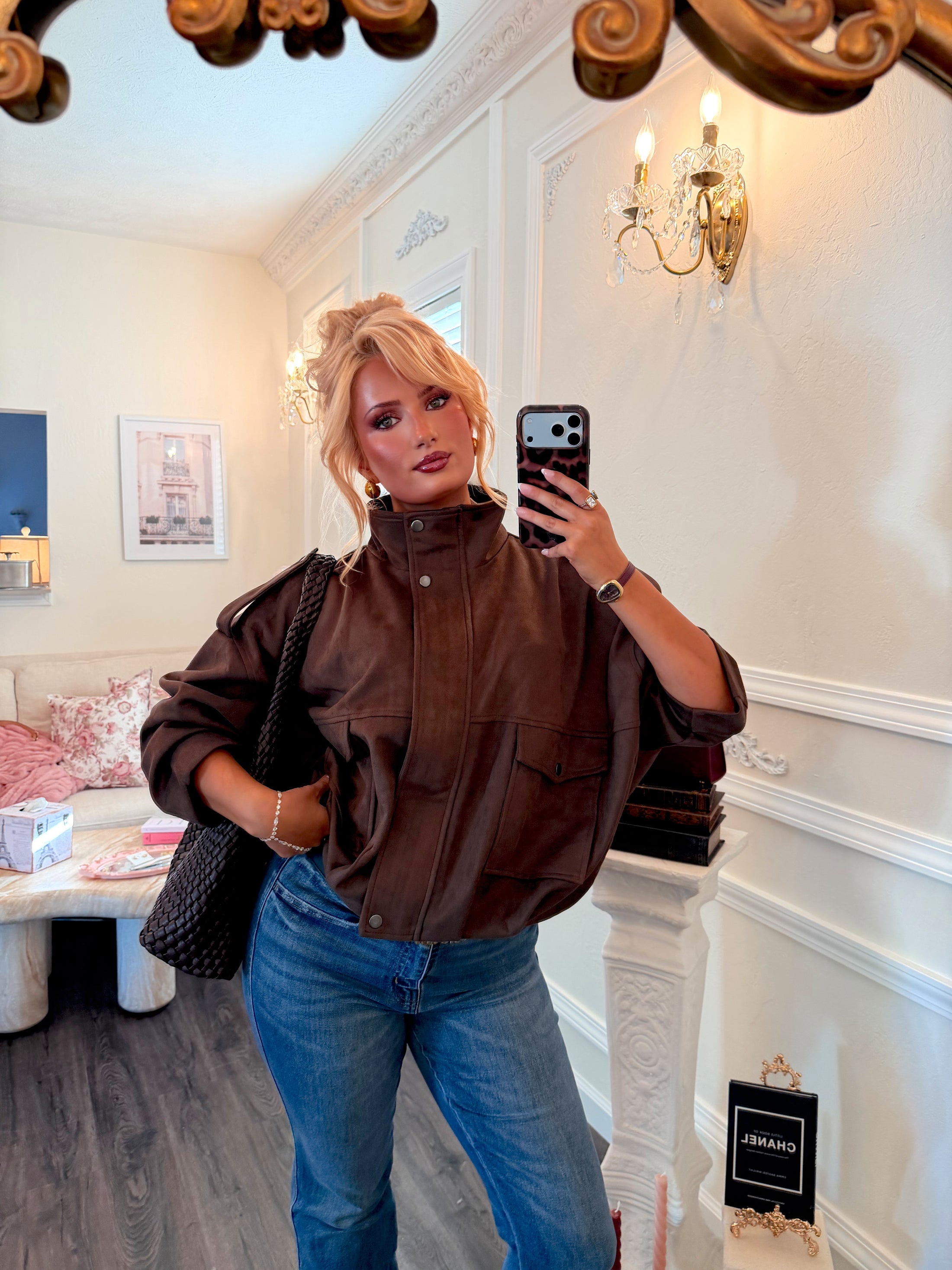 The English Heiress Suede Jacket