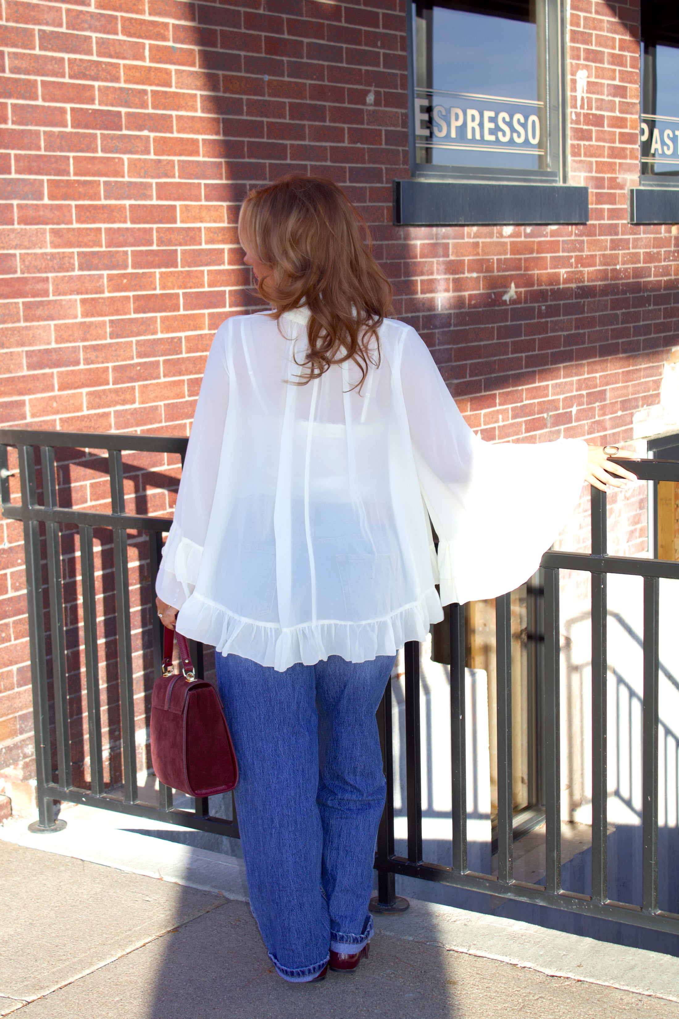 The Notting Hill Ruffle Blouse