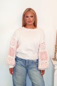 Load image into Gallery viewer, The Blushing Crochet Sweater
