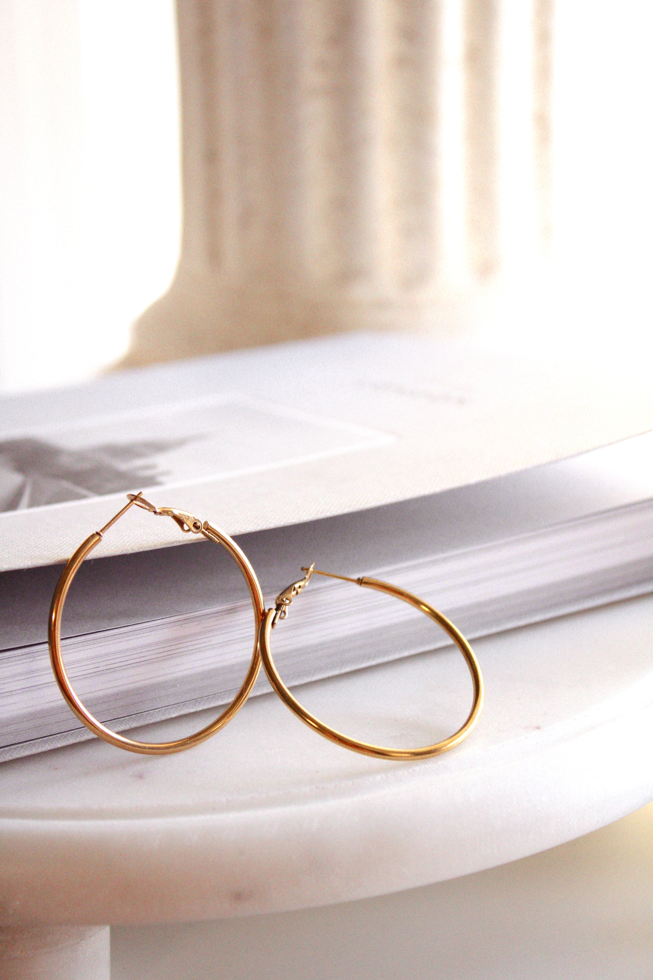 The English Elegance Gold Hoops