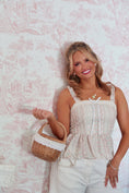 Load image into Gallery viewer, Antique Lace Peplum Top
