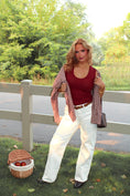 Load image into Gallery viewer, The Manor Trouser – Ivory Twill
