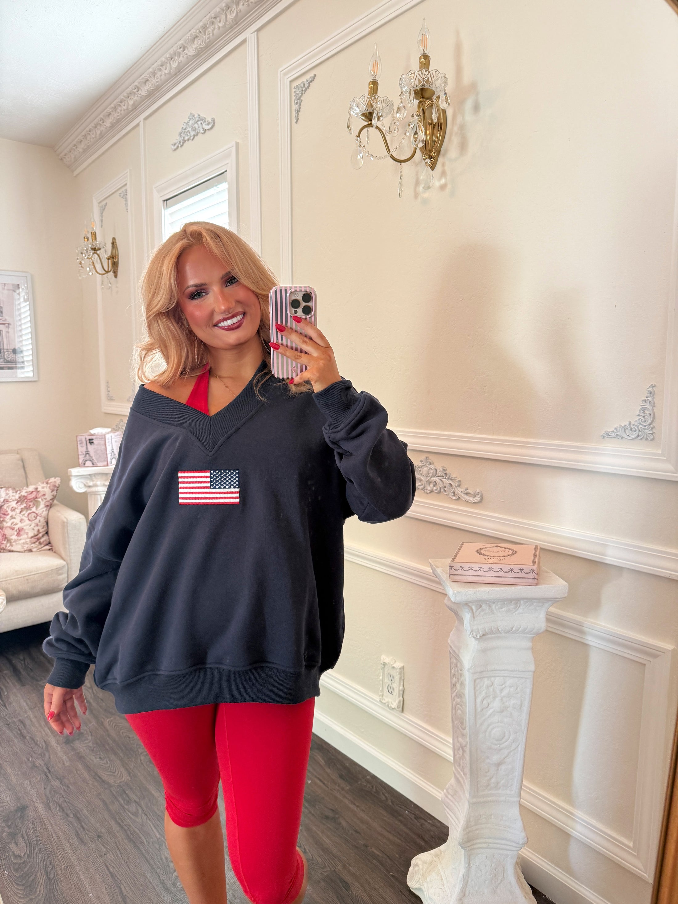 The All-American Angel Sweatshirt – Navy