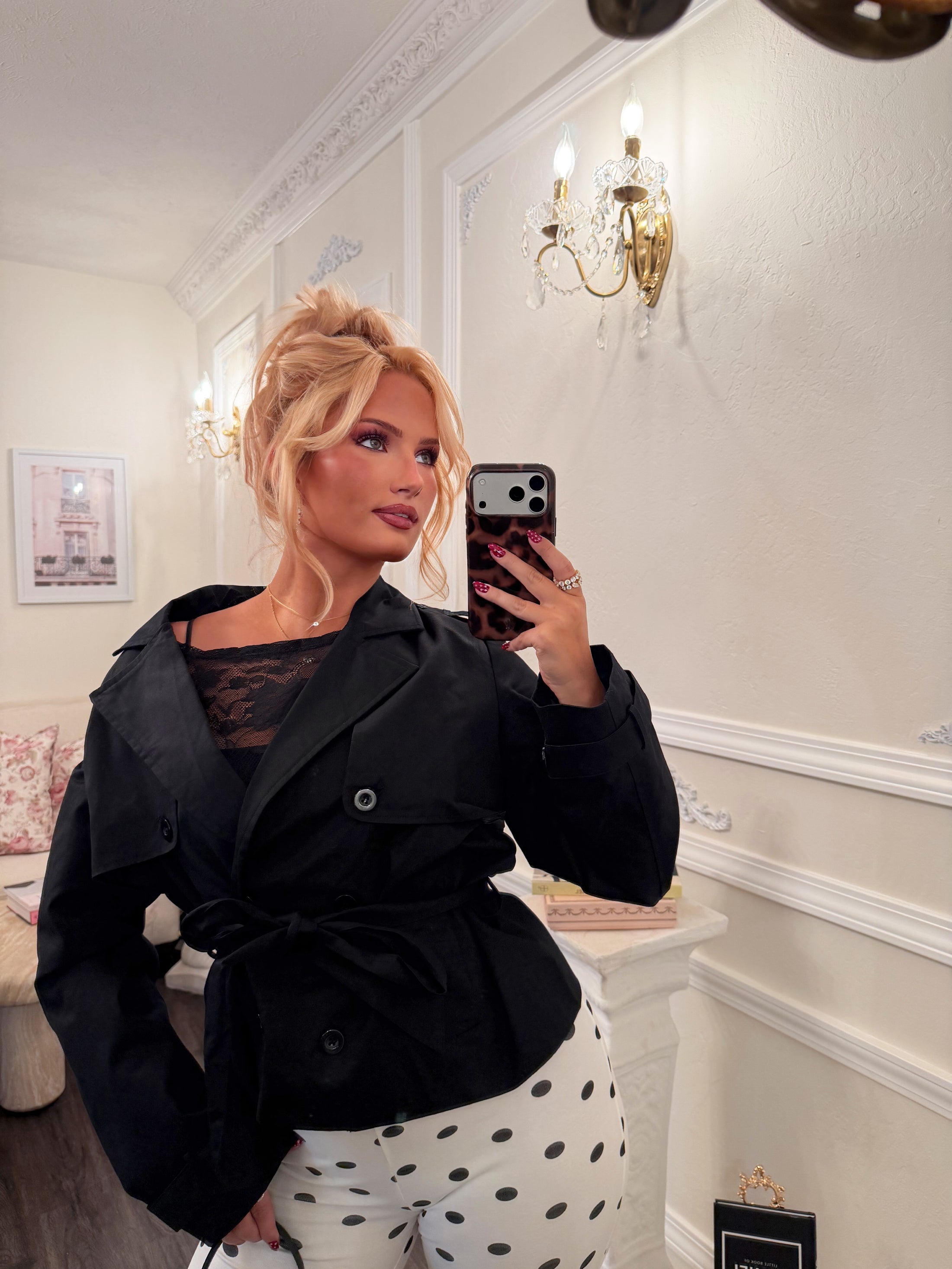 The Colette Cropped Trench