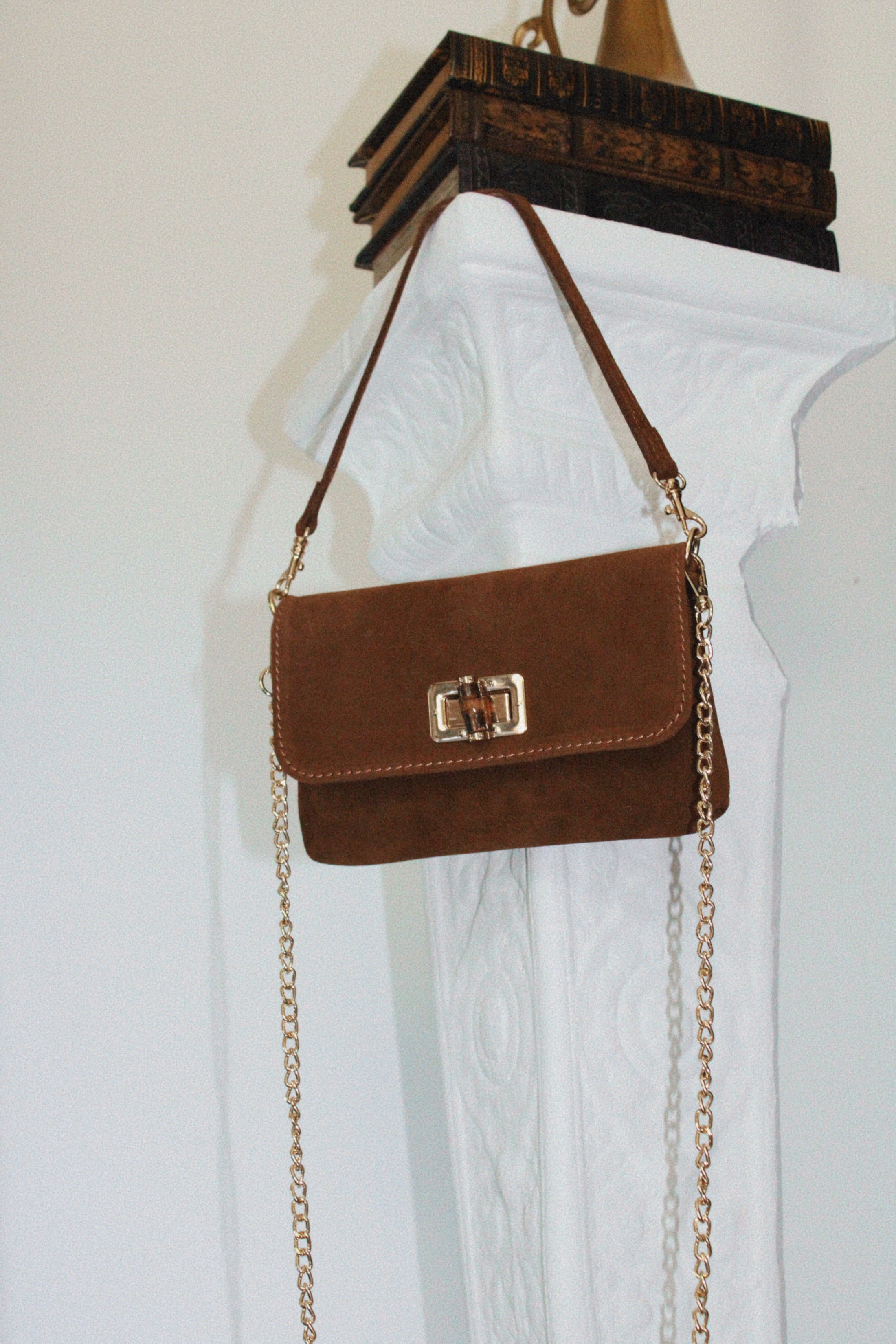 The Bellamont Bag — Genuine Italian Suede