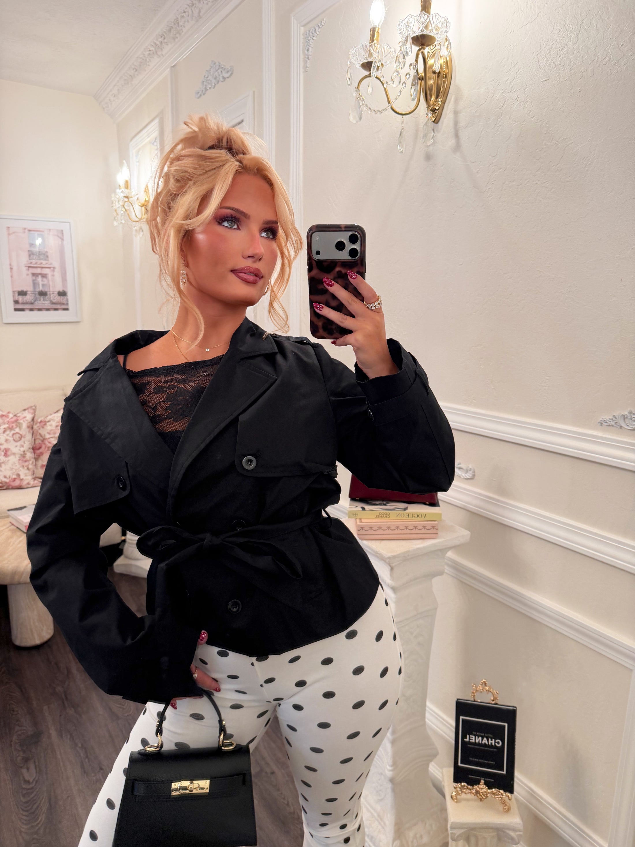 The Colette Cropped Trench