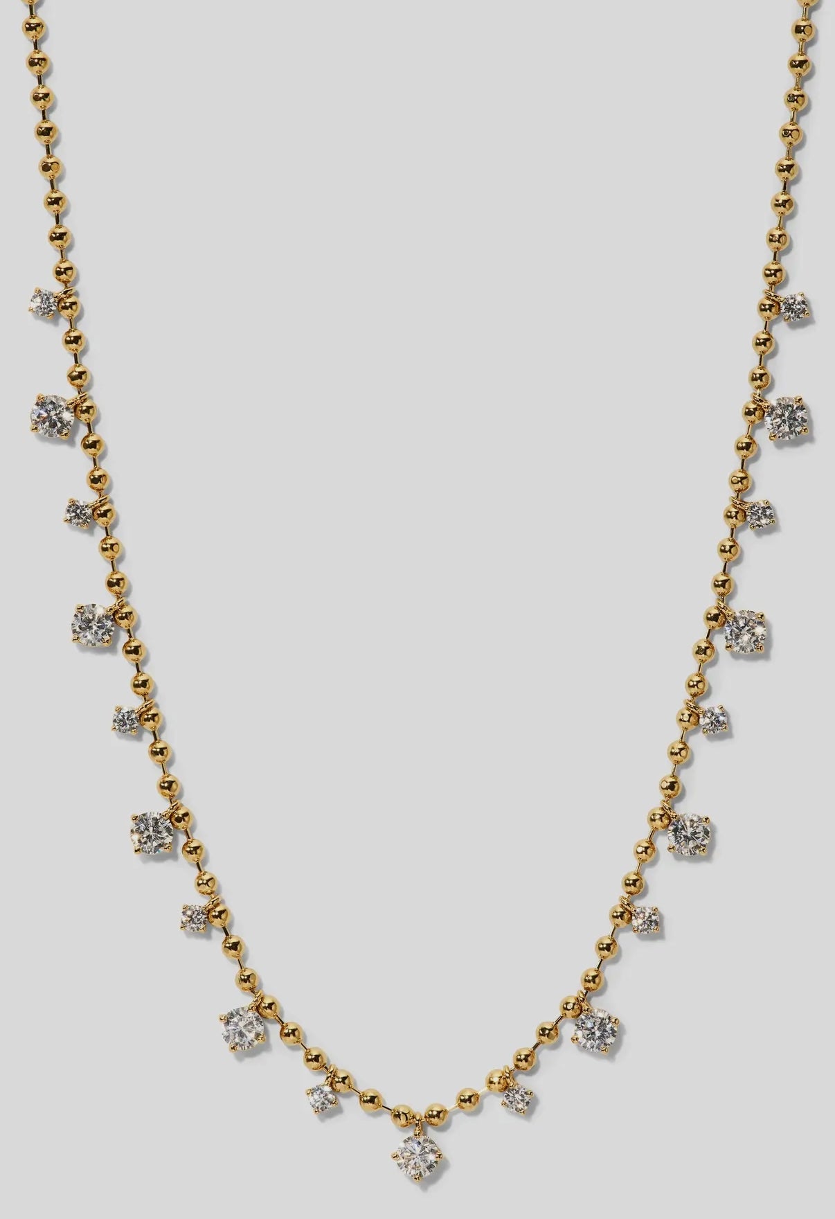 Twilight Cz Shaky Collar Necklace