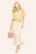 Load image into Gallery viewer, The Evermore Crochet Poncho - Yellow
