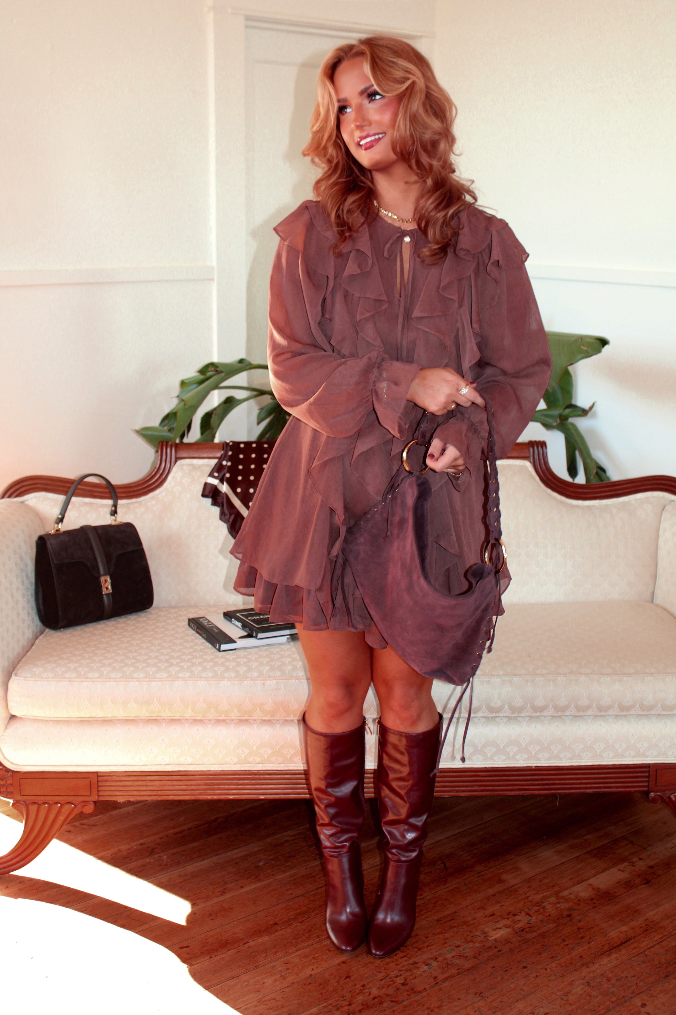 Amélie Ruffle Dress