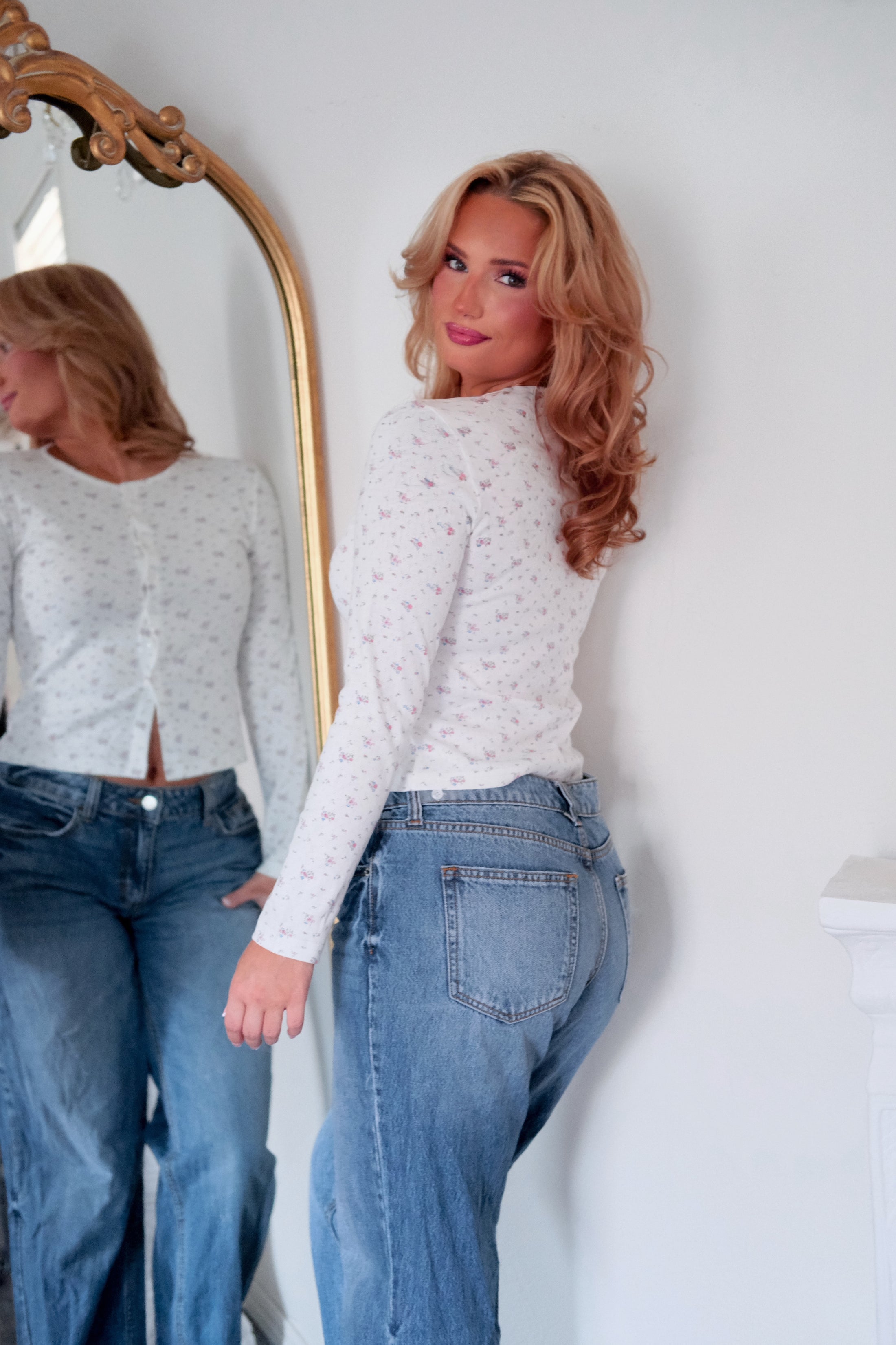 The Winter Wonderland Pointelle Top