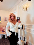Load image into Gallery viewer, The Romy Studded Wrap Sweater
