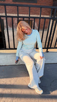 Load image into Gallery viewer, Blythe Thermal Top - Oxford Stripe
