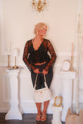Load image into Gallery viewer, The Colette Lace Babydoll Blouse – Noir
