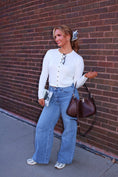 Load image into Gallery viewer, The Madeleine Cardigan - White
