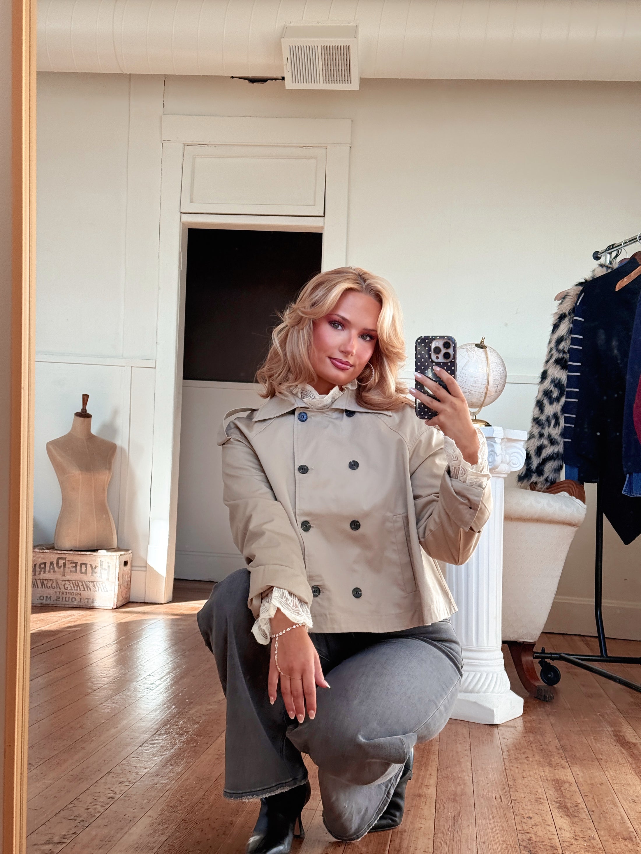 The Parisienne Babydoll Trench